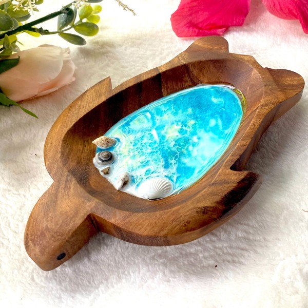 Turtle Trinket Dish | Hawaiian Turtle Honu Trinket...