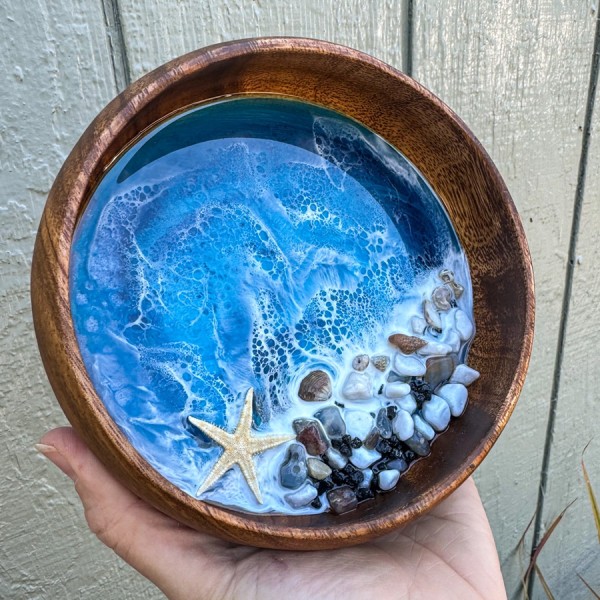 Made in Hawaii Medium Ocean Trinket Dish Bowl | Je...